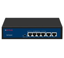 CP-DNW-HPU4H2-48-V2 Čtyřportový 10/100 Mbps PoE switch s 2x 10/100 Mbps uplinkem