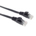 PremiumCord Plochý patch kabel UTP RJ45-RJ45 CAT6 5m černá