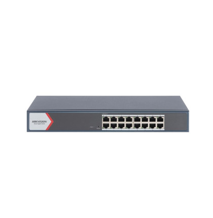 DS-3E1516-EI/V2 16 portový switch - 16x RJ-45 1Gbps, základní management (v iVMS-4200),…