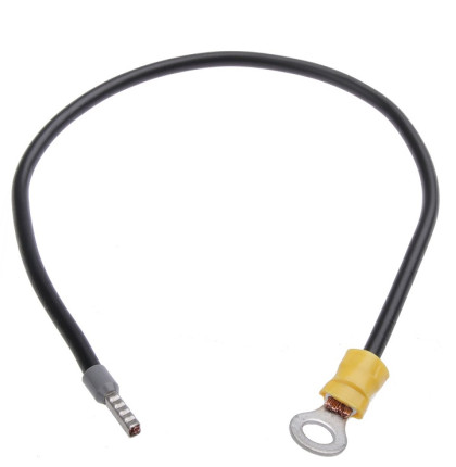 Propojovací DC kabel, d.60cm, 4mm2, očko M6 - dutinka