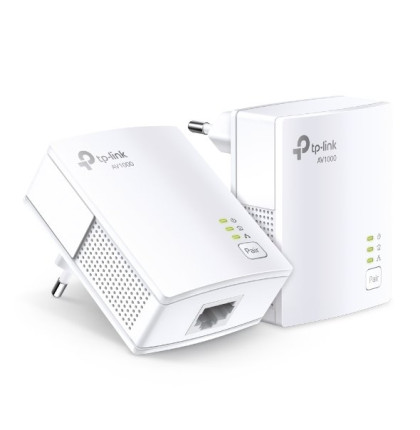 Powerline ethernet TP-Link TL-PA7017 KIT twin pack, 1x GLan, adaptér (1000 Mbps), poškozený obal