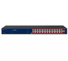 CP-ANW-GPU24F2-N30 Dvacetičtyřportový 10/100/1000 Mbps PoE switch s 2x SFP uplinkem