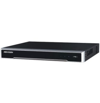 DS-7616NI-K2 16-k | do 8 Mpx | 160 Mb/s | H.265+ | 2x HDD | HDMI, VGA | poplach. I/O