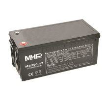 MHPower MS200-12 olověný akumulátor AGM 12V/200Ah, Terminál T3 - M8