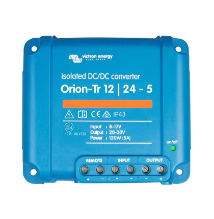 DC/DC konvertor z 12V na 24V Orion-Tr 12/24- 5A (120W)