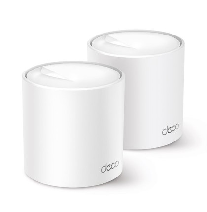 WiFi router TP-Link Deco X50(2-pack) AX3000, WiFi 6, 3x GLAN, / 574Mbps 2,4GHz/ 2402Mbps 5GHz, poškozený obal