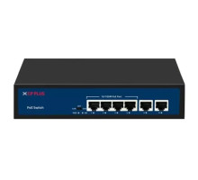 CP-DNW-GPU4G2-48-V3 Čtyřportový 10/100/1000 Mbps PoE switch s 2x 1000 Mbps uplinkem