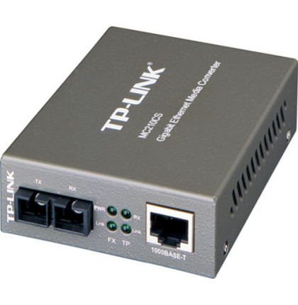 Převodník TP-Link MC210CS Transceiver, 1000TX/1000FX SM, SC, 15 k(9V)