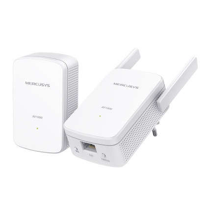 Powerline ethernet TP-Link Mercusys MP510 KIT kit MP510 + MP500,  WiFi, 1000Mbps, poškozený obal