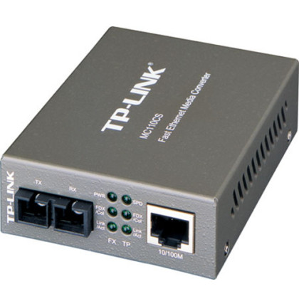 Převodník TP-Link MC110CS konvertor, 1x10/100M RJ45 / 1 x singl-mode - Verze 2 (9V)