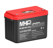 MHPower MS100-12(L) Lithium baterie LiFePO4 12V/100Ah, Terminál LC4 - M8