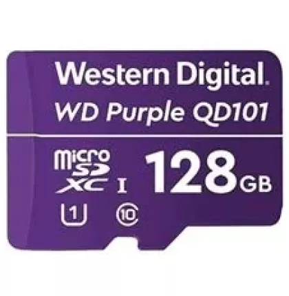 CP-PR-94 MicroSDXC paměťová karta Western Digital PURPLE pro kamerové systémy - 128GB