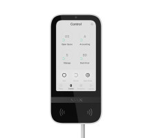 KeyPad TouchScreen Fibra, drátová dotyková klávesnice, 5′′, DESFire, Bluetooth, bílá