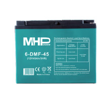 MHPower 6-DMF-45 Trakční gelová baterie 12V/45Ah, Terminál D3 - M6, Deep Cycle