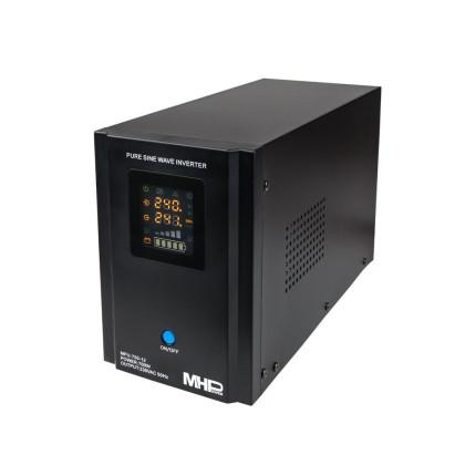 Záložní zdroj MHPower MPU-700-12, UPS, 700W, čistý sinus, 12V