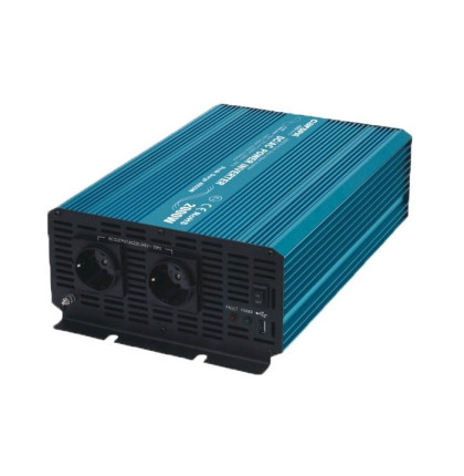 Měnič napětí Carspa P2000UR-24 24V/230V+USB 2000W, čistá sinusovka