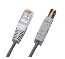 Patch kabel telefonní 1 pár RJ45 / IDC  - 2 polový 5m