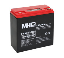 MHPower MS20-12(L) Lithium baterie LiFePO4 12V/20Ah, Terminál LC1 - M5