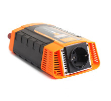 Měnič napětí Carspa PID400-12 12V/230V+USB 400W, modifikovaná sinus, digitální display, vhodný do auta (náhr. za PI400)