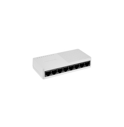 DS-3E0508D-O 8 portový switch - 8x RJ-45 10/100/1000Mbps, bez managementu, plastové…