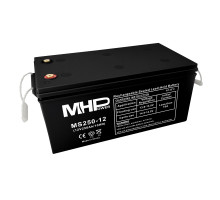 MHPower MS250-12 olověný akumulátor AGM 12V/250Ah, Terminál T3 - M8