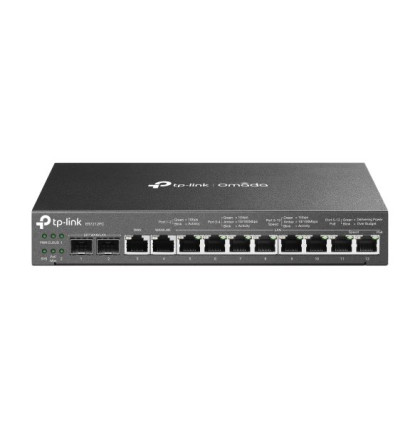 Router TP-Link ER7212PC SafeStream VPN 1x GWAN + 1x GWAN/LAN + 2x SFP GWAN/LAN, 8x GLAN s PoE, Omáda SDN, poškozený oba