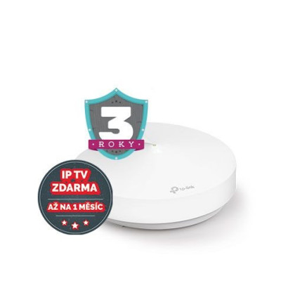 WiFi router TP-Link Deco M9 Plus(1-pack) AC2200 , 2x GLAN, 1x USB/ 400Mbps 2,4GHz/ 1734Mbps 5GHz, BT, ZigBee, poškozený