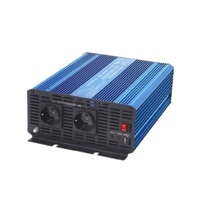 Měnič napětí Carspa P1500UR-24, 24V/230V1500W čistá sinusovka