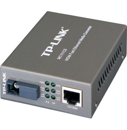 Převodník TP-Link MC111CS WDM Transceiver, 10/100, support SC fiber singlmode - Verze 2 (9V)