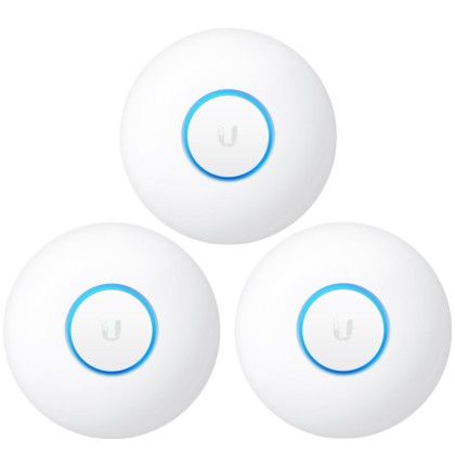 Ubiquiti UniFi UAP-nanoHD-3, Wave2 AC AP, bez PoE adaptéru, 3-pack