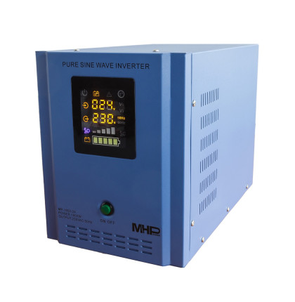 Měnič napětí MHPower MP-1800-24, 24V/230V, 1800W, čistý sinus, 24V