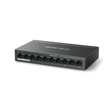 Switch TP-Link Mercusys MS110P 2x LAN s PoE, 8x LAN s PoE+, 65W