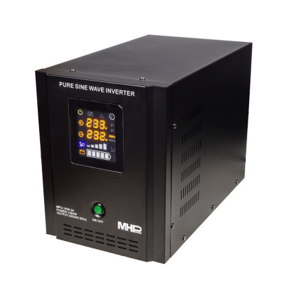 Záložní zdroj MHPower MPU-1400-24, UPS, 1400W, čistý sinus, 24V