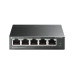 Switch TP-Link TL-SF1005LP 5x LAN, 4xPoE+, 41W, dosah 250m, kov, PO