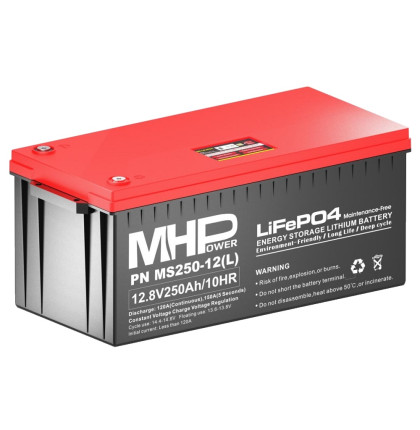 MHPower MS250-12(L) Lithium baterie LiFePO4 12V/250Ah, Terminál LC5 - M8