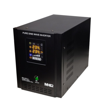 Záložní zdroj MHPower MPU-1200-12, UPS, 1200W, čistý sinus, 12V