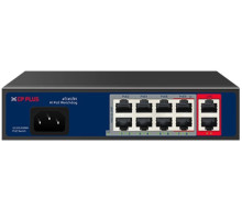 CP-ANW-HPU8G2-N12 Osmiportový 10/100 Mbps PoE switch s 2x 1000 Mbps uplinkem