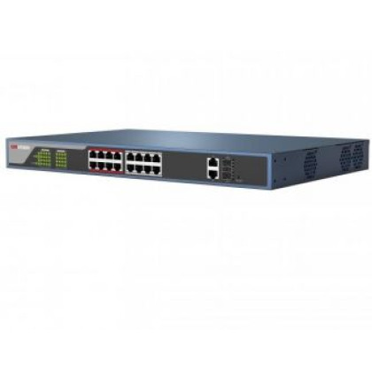 DS-3E1318P-E 16x POE | 16x 100 Mb | 2x 1 Gb Combo port | výkon 230 W | Web-management |…