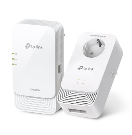 Powerline ethernet TP-Link PGW2440 KIT G.hn adaptér (1428 Mbps), 1x GLan, Wifi AX1800