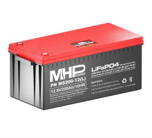 MHPower MS200-12(L) Lithium baterie LiFePO4 12V/200Ah, Terminál LC5 - M8