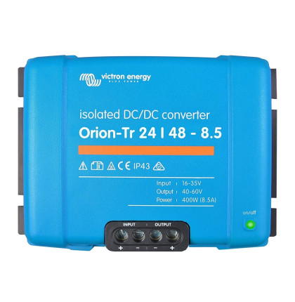 DC/DC konvertor z 24V na 48V Orion-Tr 24/48-8,5A (400W)