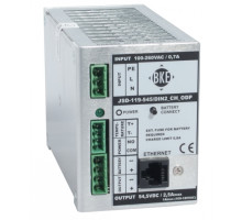 Napájecí zdroj/nabíječ na DIN lištu s dohledem BKE JSD-119-545/DIN2_CH_ODP 54,5 V, 120 W, 2,5 A, LAN