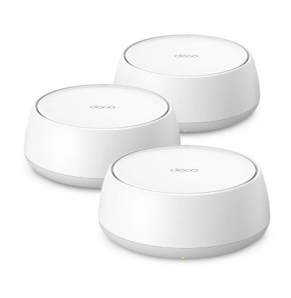 WiFi router TP-Link Deco BE25(3-pack) BE3600, WiFi 7, 2x 2.5GLAN, USB, 2,4/5/6GHz