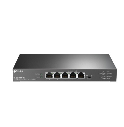 Switch TP-Link TL-SG105PP-M2 1x 2,5GLAN, 4x 2,5GLAN s PoE++, 123W