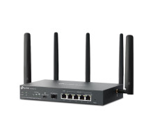 Router TP-Link ER706W-4G VPN WiFi 6, LTE/4G, 1x GWAN + 4x GWAN/LAN + 1x GWAN/LAN SFP, USB,  Omáda SDN