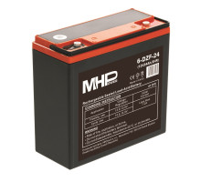 MHPower 6-DZF-24 Trakční gelová baterie 12V/24Ah, Terminál D2 - M5, Deep Cycle