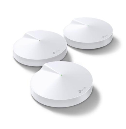 WiFi router TP-Link Deco M5 (3-Pack) 2x GLAN, 1x USB/ 400Mbps 2,4GHz/ 867Mbps 5GHz, poškozený obal