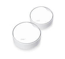 WiFi router TP-Link Deco X50-PoE(3-pack) WiFi 6, 1x 2,5GLAN, 1x GLan s PoE, 2,4/ 5GHz AX3000