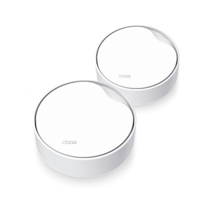 WiFi router TP-Link Deco X50-PoE(3-pack) WiFi 6, 1x 2,5GLAN, 1x GLan s PoE, 2,4/ 5GHz AX3000