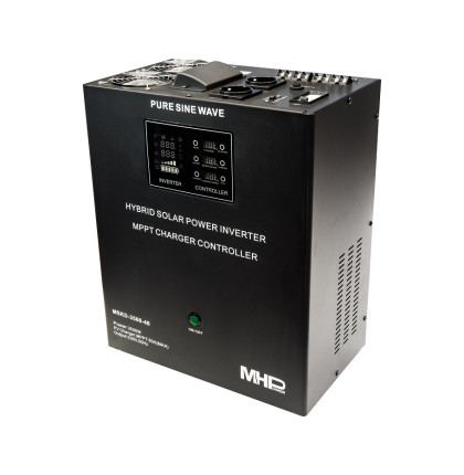 Záložní zdroj MHPower MSKD-3500-48, UPS, 3500W, čistý sinus, 48V, solární regulátor MPPT